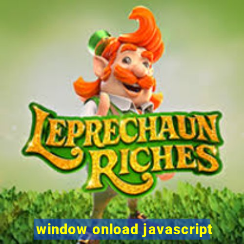 window onload javascript